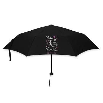 tanzen home workout spaß - Regenschirm (klein) - Schwarz - Vorne