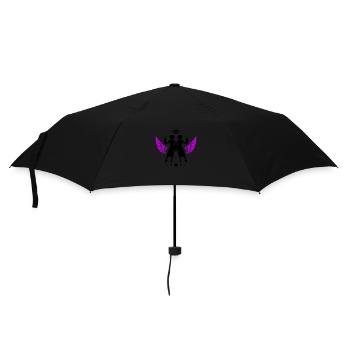 Drunk Silhouette Celebrating Party Girl - Umbrella (small) - black - Front