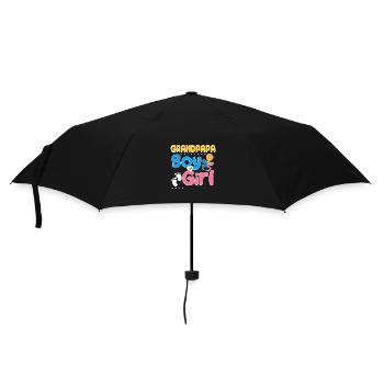 Pink or Blue Grandpapa Loves You Best Grandfather - Umbrella (small) - black - Front