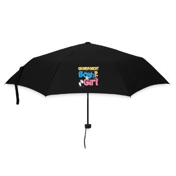 Pink or Blue Grandparents Loves You Grandma - Regenschirm (klein) - Schwarz - Vorne
