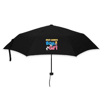 Pink or Blue Great-Grandpa Loves You Best - Umbrella (small) - black - Front