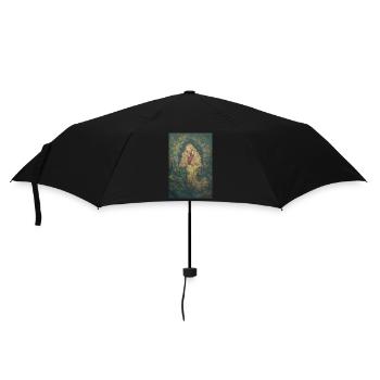 Rapunzel And Red Roses - Umbrella (small) - black - Front