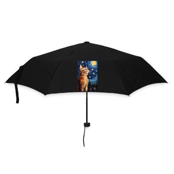 Chat - Parapluie standard - noir - Devant