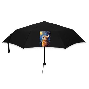 Chat - Parapluie standard - noir - Devant