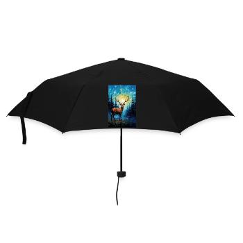 Deer - Umbrella (small) - black - Front