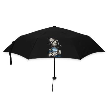 Grantler An Scheiss muas i, Festzelt, Bier & Gaudi - Regenschirm (klein) - Schwarz - Vorne