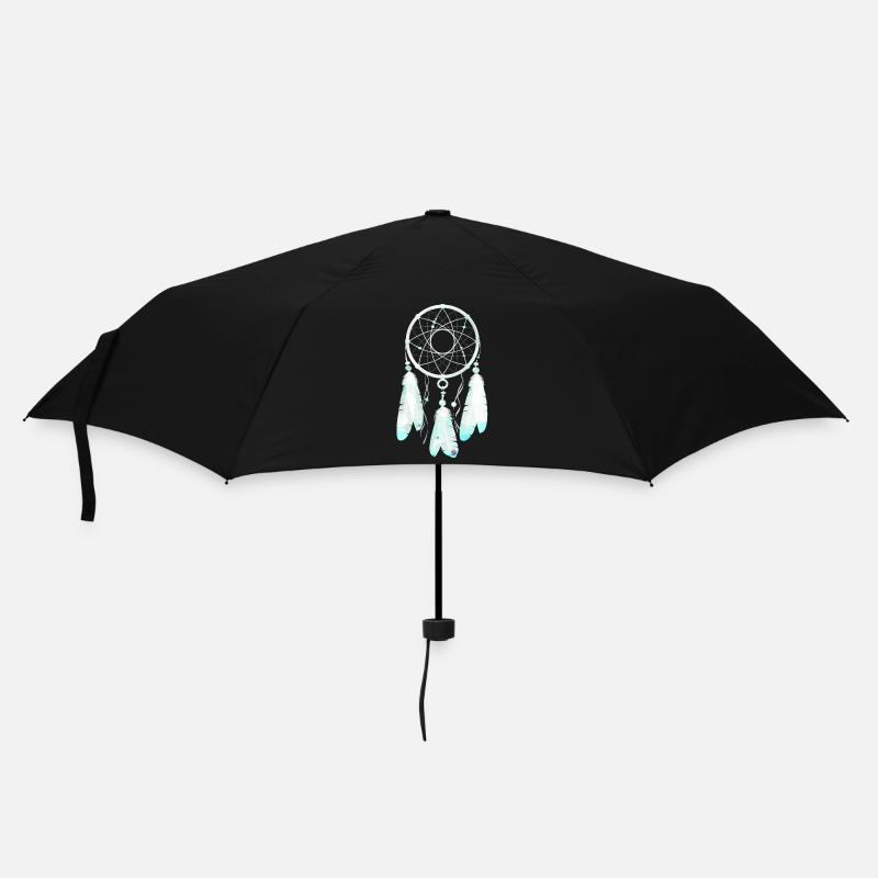 Traumfänger Sternenflug - Regenschirm (klein) - Schwarz