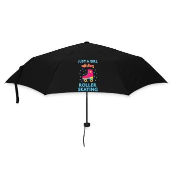 Just A Girl Who Loves Roller Skating II - Umbrella (small) - black - Front