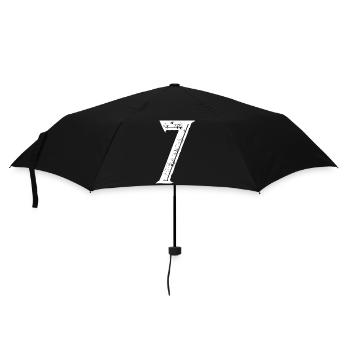 7 Number Symbol - Umbrella (small) - black - Front