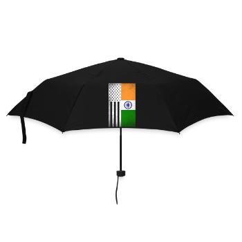 Indien Design für stolze indische Amerikaner - Regenschirm (klein) - Schwarz - Vorne