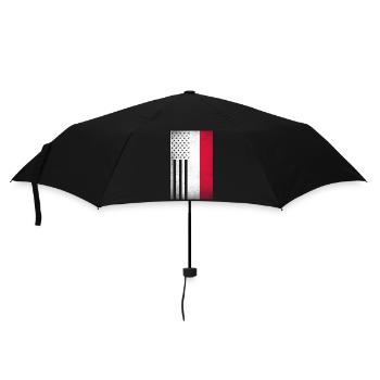 Polen Design für stolze polnische Amerikaner - Regenschirm (klein) - Schwarz - Vorne