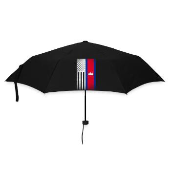 Kambodscha Design für kambodschanische Amerikaner - Regenschirm (klein) - Schwarz - Vorne