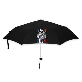 La Légende Prend Sa Retraite 2024 - Parapluie standard - noir - Devant