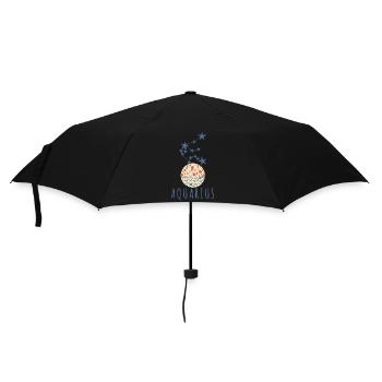 The constellation Aquarius - Umbrella (small) - black - Front