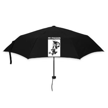 Fußball Soccer - Umbrella (small) - black - Front