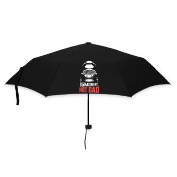 Smokin' Hot Dad Smoker BBQ Grillades - Parapluie standard - noir - Devant