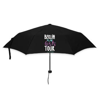 Berlin Girls Tour - Umbrella (small) - black - Front