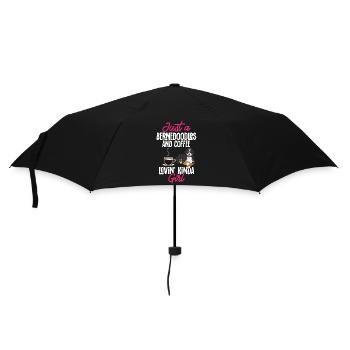 Chien Bernedoodle - Parapluie standard - noir - Devant