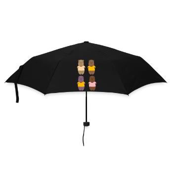 Bears Gang of Four - Umbrella (small) - black - Front