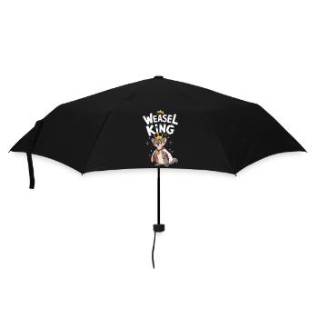 Wiesel - Regenschirm (klein) - Schwarz - Vorne
