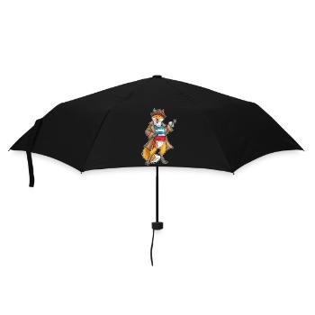 Fox Pirate Hook Hand - Umbrella (small) - black - Front
