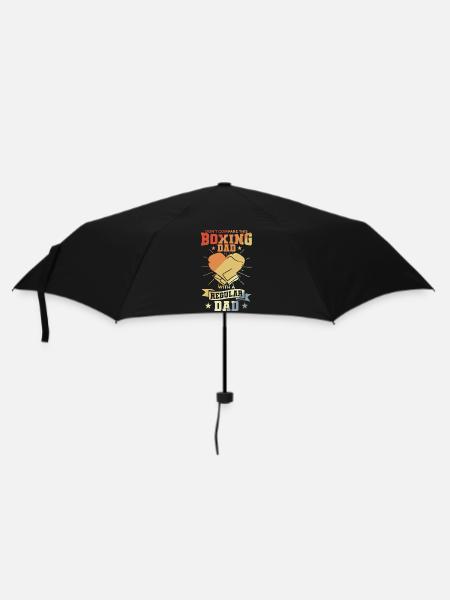 Boxer Papa - Regenschirm (klein) - Schwarz