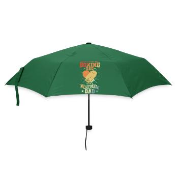 Boxer Papa - Regenschirm (klein) - Flaschengrün - Vorne