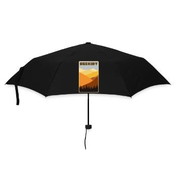 Beskydy Mountains Poland - Umbrella (small) - black - Front