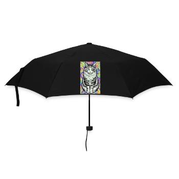chat - Parapluie standard - noir - Devant