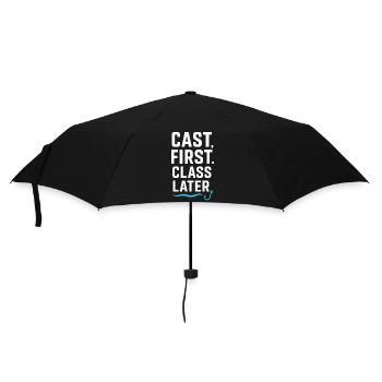 Cast First Class Later - Umbrella (small) - black - Front
