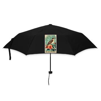 Spottdrosseln Spottdrossel - Regenschirm (klein) - Schwarz - Vorne