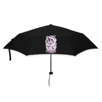 Pink Death Watch - Regenschirm (klein) - Schwarz - Vorne