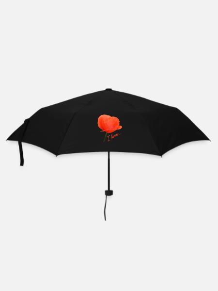 Poppy J’adore Poppy - Parapluie standard - noir