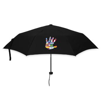 Amérique latine Amérique du Sud main drapeau cadeau Latin - Parapluie standard - noir - Devant