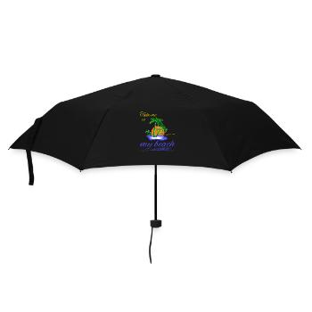 Take me to my beach - brandnew beach design - Umbrella (small) - black - Front
