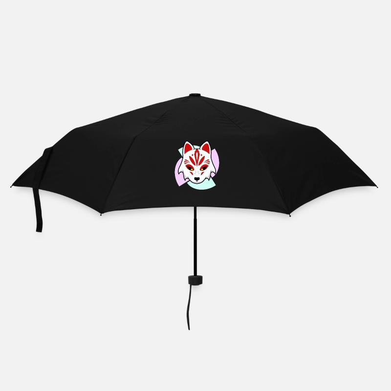 Masque Kitsune - Parapluie standard - noir