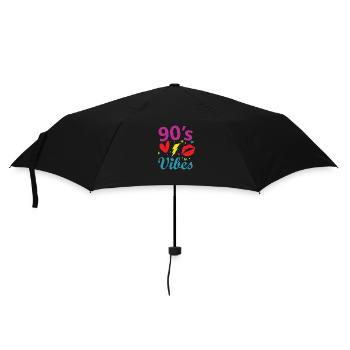 Proverbes des années 1990 Idée cadeau des années 90 - Parapluie standard - noir - Devant