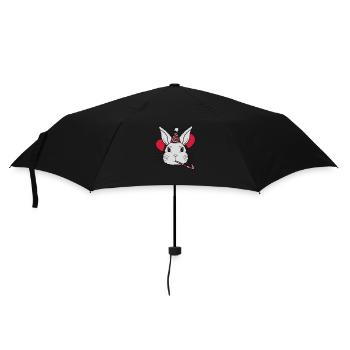 Birthday Child Rabbit Tröte Party Hat - Umbrella (small) - black - Front