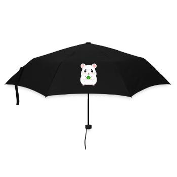 Mignon Cartoon Hamster Love Pet 8 - Parapluie standard - noir - Devant