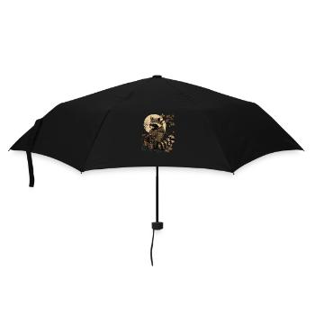 Baka Racoon 2 - Umbrella (small) - black - Front