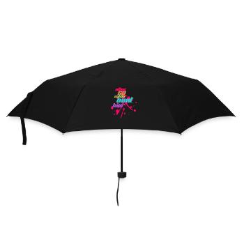 alles bunt - Regenschirm (klein) - Schwarz - Vorne