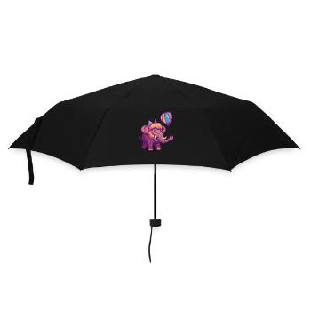 Bande dessinée d’anniversaire mammouth - Parapluie standard - noir - Devant