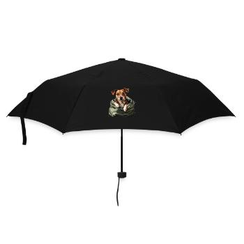 Bag Buddy – Dein kleiner Begleiter zum Verlieben - Regenschirm (klein) - Schwarz - Vorne
