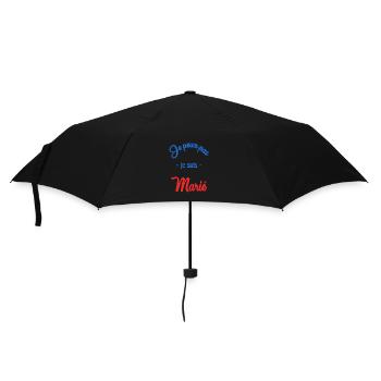 JE PEUX PAS. MARIE. FUTUR MARIE. EVJF. TEAM. TEAM - Parapluie standard - noir - Devant