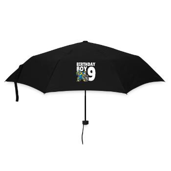 Motocross Bike Boy Tee 9 Years Old T Shirt - Umbrella (small) - black - Front