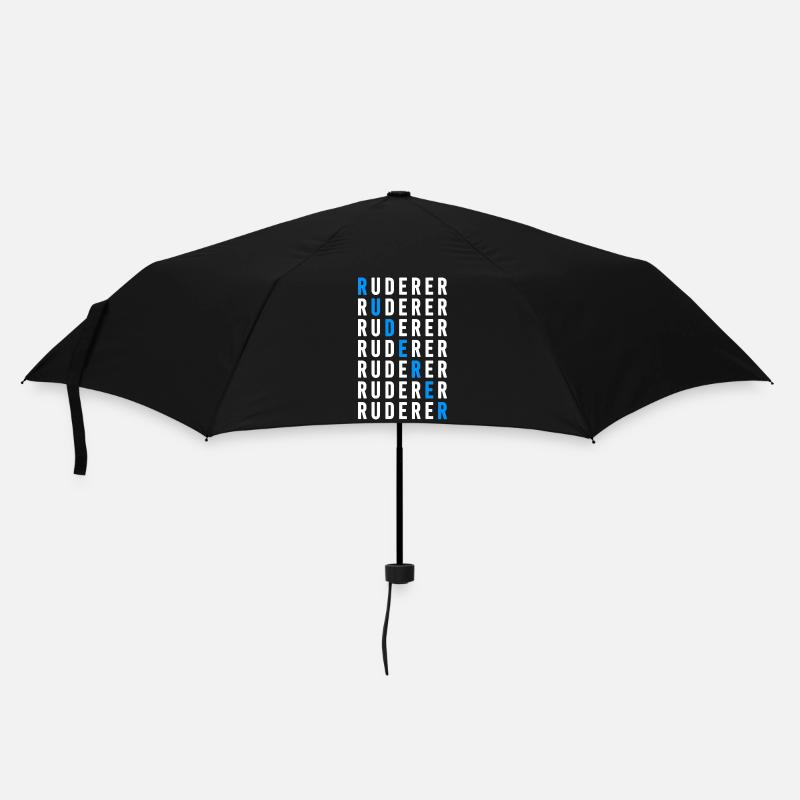 Ruderer - Regenschirm (klein) - Schwarz