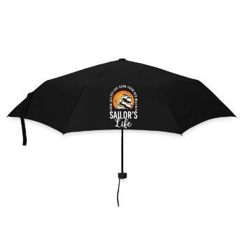 Sailing Ship Captain Skipper Sailor - Umbrella (small) - black - Front