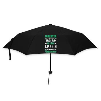 Chasseur forestier - Parapluie standard - noir - Devant