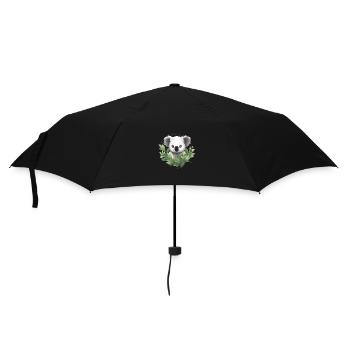 Niedlicher Koala für einen Tierliebhaber - Regenschirm (klein) - Schwarz - Vorne
