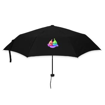 Deux boues gaies - Parapluie standard - noir - Devant